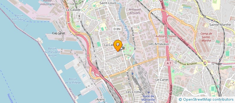 localisation de l'entreprise SECTION CSF DES LOCATAIRES DE LA LOGIREM DES TERRASSES DE LA CABUCELLE ET ENVIRONS à MARSEILLE