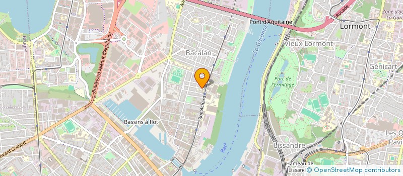 localisation de l'entreprise SECTION CULTURELLE ACHARD FILLE  BORDEAUX