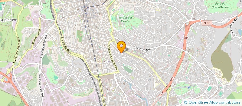 localisation de l'entreprise SECTION D'EDUCATION PHYSIQUE ET DE GYMNASTIQUE VOLONTAIRE DE LA RIVIERE  ROCHE-LA-MOLIERE