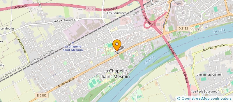 localisation de l'entreprise SECTION D'EDUCATION PHYSIQUE ET DE GYMNASTIQUE VOLONTAIRE FEMININE DE LA CHAPELLE SAINT MESMIN à LA CHAPELLE-SAINT-MESMIN
