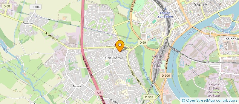 localisation de l'entreprise SECTION D EDUCATION PHYSIQUE ET DE GYMNASTIQUE VOLONTAIRE LA CHARMEE  LA CHARMEE