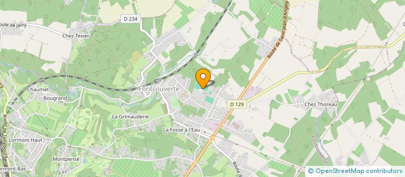 localisation de l'entreprise SECTION DANSE DE FONTCOUVERTE  FONTCOUVERTE