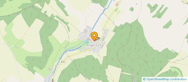 localisation de l'entreprise SECTION DANSE  LES DIABLOTINS  ANGECOURT