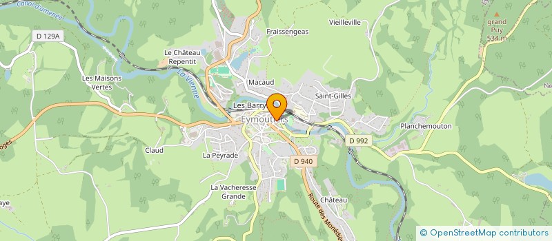 localisation de l'entreprise SECTION DE BUSSY à EYMOUTIERS