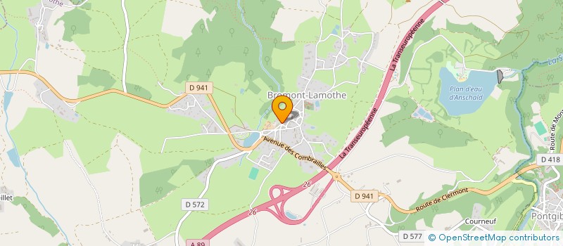 localisation de l'entreprise SECTION DE CHALUSSET  BROMONT-LAMOTHE