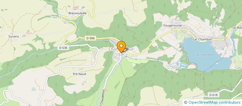 localisation de l'entreprise SECTION DE CHAMBON SUR LAC ET SERRETTE  CHAMBON-SUR-LAC