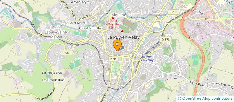 localisation de l'entreprise SECTION DE COMMUNE D'OURS MONS  LE PUY-EN-VELAY