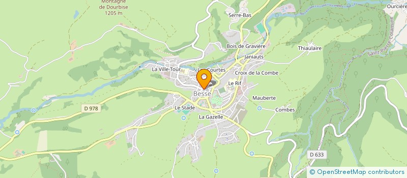 localisation de l'entreprise SECTION DE COMMUNE DE BLATTE  VALBELEIX