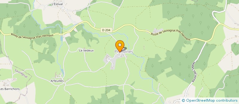 localisation de l'entreprise SECTION DE COMMUNE DE CRESSINSAT  VERNEUGHEOL