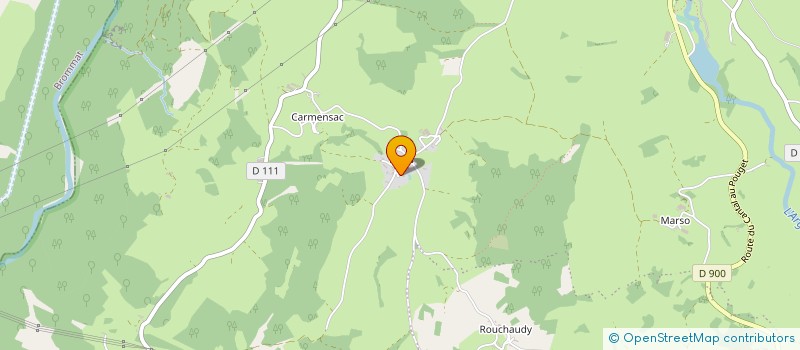 localisation de l'entreprise SECTION DE COMMUNE DE LA BASTIDE à CANTOIN