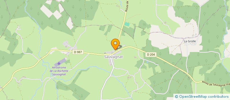 localisation de l'entreprise SECTION DE COMMUNE DE LA JASSAT  VERNEUGHEOL