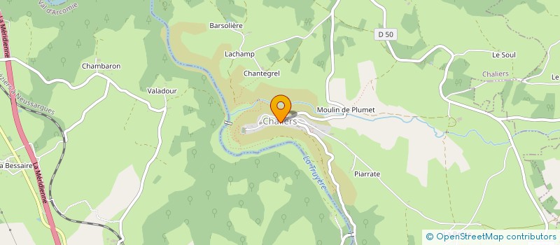 localisation de l'entreprise SECTION DE COMMUNE DE LA LAUBIE à CLAVIERES
