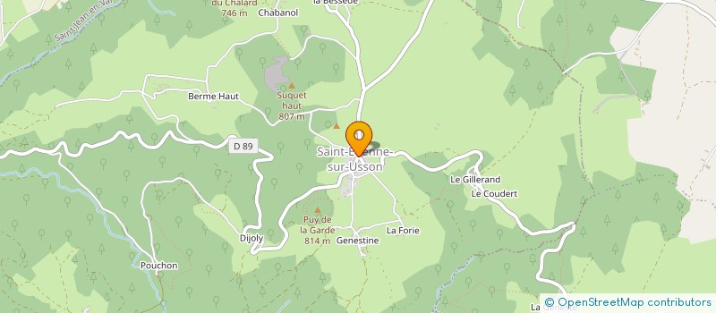 localisation de l'entreprise SECTION DE COMMUNE DE LE RODEL ET AUTRES  LE VERNET-CHAMEANE