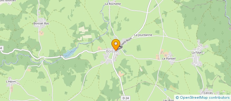 localisation de l'entreprise SECTION DE COMMUNE DE LEIGNAC  JULLIANGES