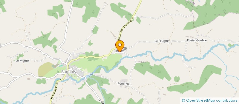 localisation de l'entreprise SECTION DE COMMUNE DE MAZEYRAT  CROS