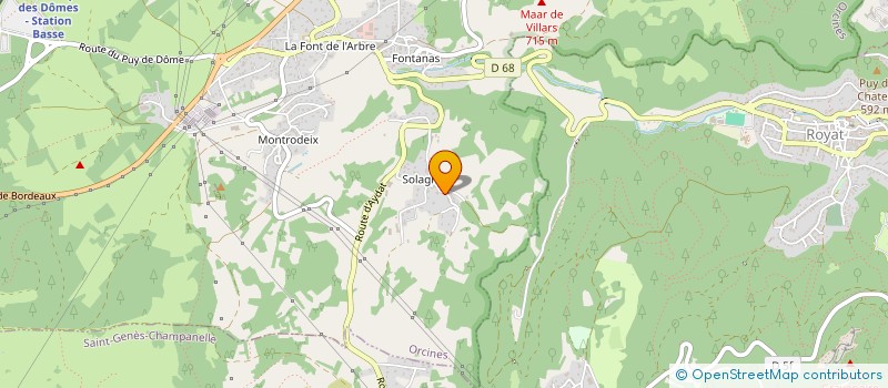 localisation de l'entreprise SECTION DE COMMUNE DE TERNANT  ORCINES