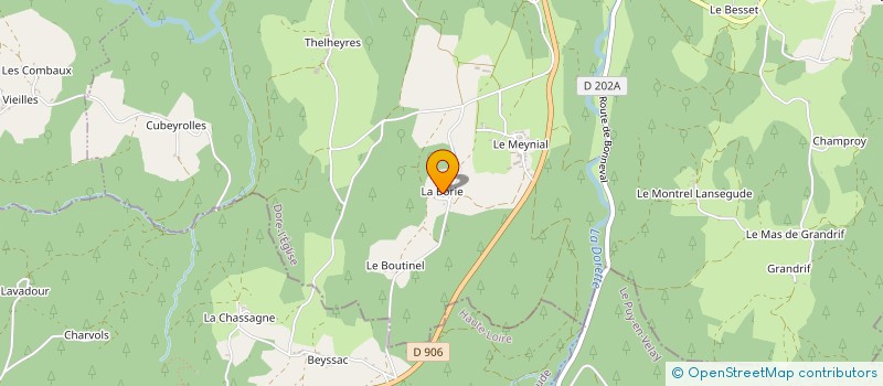 localisation de l'entreprise SECTION DE COMMUNE DU BOURG MEDEYROLLES  MEDEYROLLES