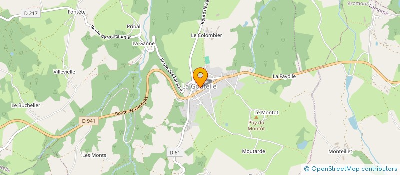 localisation de l'entreprise SECTION DE COMMUNE DU VAURIAT  SAINT-OURS