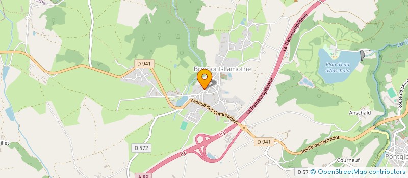 localisation de l'entreprise SECTION DE GENEIX  BROMONT-LAMOTHE