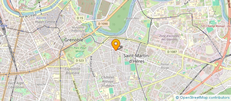 localisation de l'entreprise SECTION DE GRENOBLE ET SAINT-MARTIN-D'HERES DE LA CROIX BLEUE DES ARMENIENS DE FRANCE (21 ETR) à SAINT-MARTIN-D'HERES