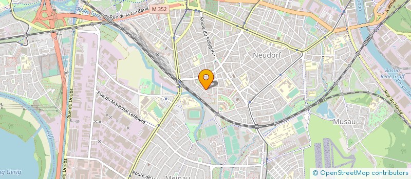 localisation de l'entreprise SECTION DE GYMNASTIQUE VOLONTAIRE GV 56 à STRASBOURG