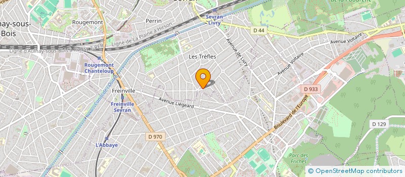localisation de l'entreprise SECTION DE L'AMOMA DU DEPARTEMENT DE SEINE SAINT DENIS à SEVRAN