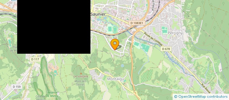 localisation de l'entreprise SECTION DE L'AMOMA DU DEPARTEMENT DU JURA  LONS-LE-SAUNIER