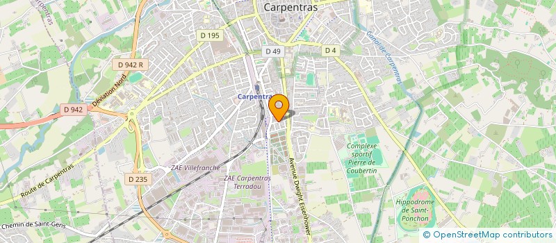 localisation de l'entreprise SECTION DE L ARRONDISSEMENT DE CARPENTRAS DES CVR  CARPENTRAS