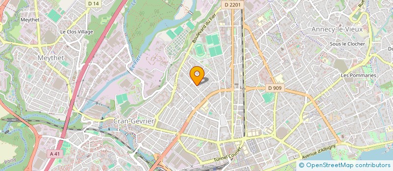 localisation de l'entreprise SECTION DE L'ASSOCIATION DES MEMBRES DE L'ORDRE DU MERITE AGRICOLE DU DEPARTEMENT DE HAUTE-SAVOIE à ANNECY