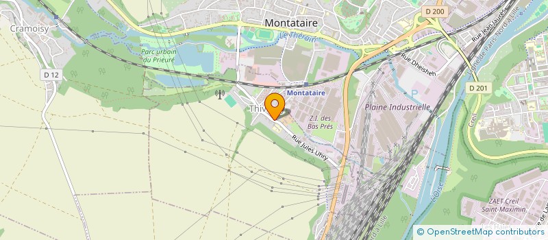 localisation de l'entreprise SECTION DE L'UNION LOCALE DES RETRAITES ET PERSONNES AGEES  THIVERNY