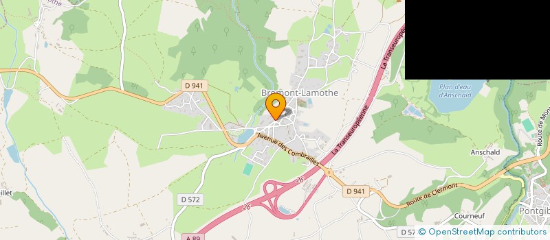 localisation de l'entreprise SECTION DE LA BROUSSE ET LAUDINES  BROMONT-LAMOTHE