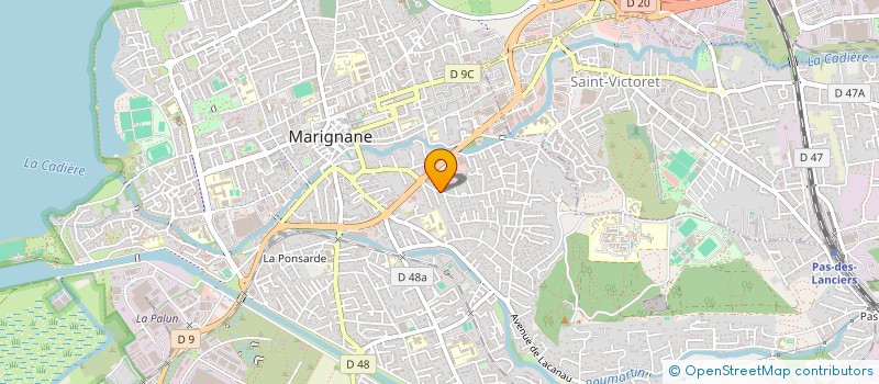 localisation de l'entreprise SECTION DE MARIGNANE DE L'ASSOCIATION DES DEPORTES INTERNES RESISTANTS ET PATRIOTES  MARIGNANE