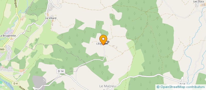 localisation de l'entreprise SECTION DE MAZET AMOURETTES  JULIANGES