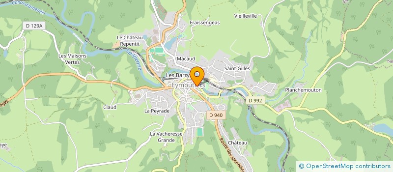 localisation de l'entreprise SECTION DE SOUFFRANGEAS à EYMOUTIERS