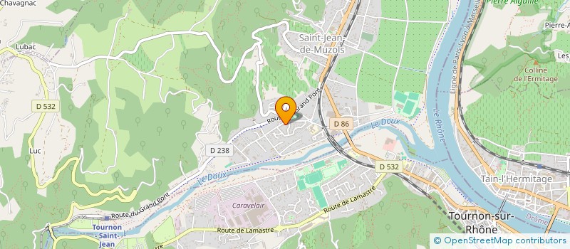 localisation de l'entreprise SECTION DES ACCIDENTES DU TRAVAIL ET DES HANDICAPES DE TOURNON TAIN ET ENVIRONS à SAINT-JEAN-DE-MUZOLS