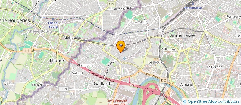 localisation de l'entreprise SECTION DES ANCIENS COMBATTANTS DE GAILLARD  GAILLARD