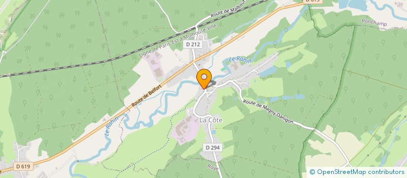 localisation de l'entreprise SECTION DES ANCIENS COMBATTANTS DE LA COTE  LA COTE