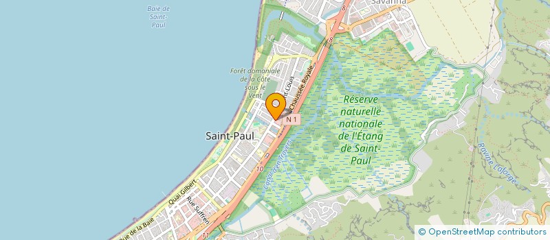 localisation de l'entreprise SECTION DES ANCIENS COMBATTANTS ET VICTIMES DE GUERRE DE ST PAUL à SAINT-PAUL