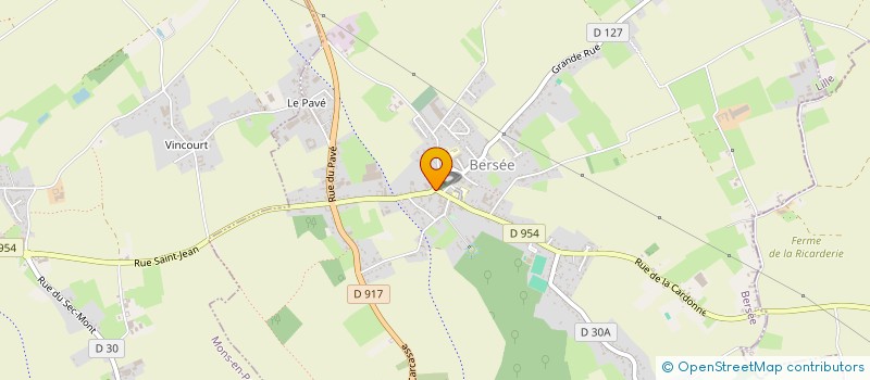 localisation de l'entreprise SECTION DES DONNEURS DE SANG  BERSEE