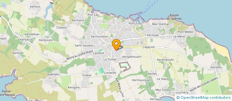 localisation de l'entreprise SECTION DES F F L DE GROIX  GROIX