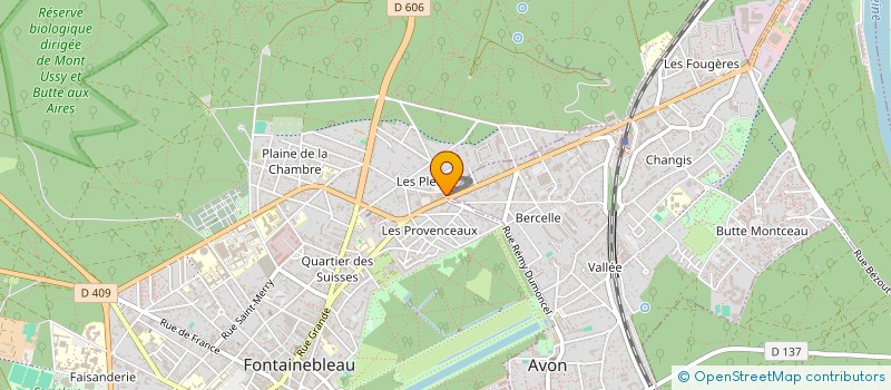 localisation de l'entreprise SECTION DES JEUNES SAPEURS-POMPIERS  FONTAINEBLEAU