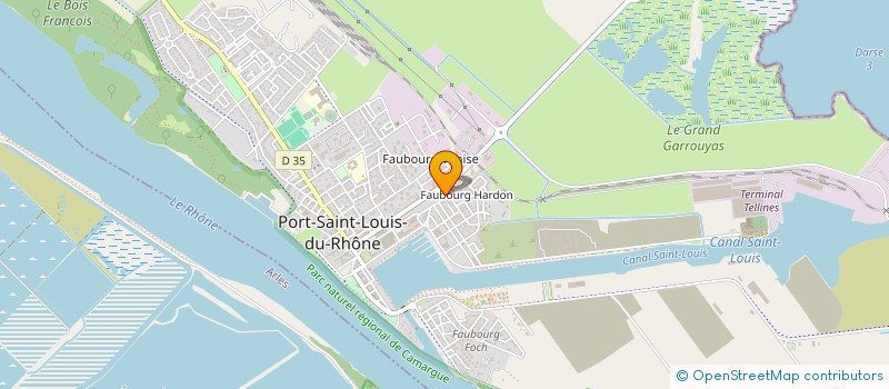 localisation de l'entreprise SECTION DES JEUNES SAPEURS POMPIERS DE PORT SAINT LOUIS DU RHONE à PORT-SAINT-LOUIS-DU-RHONE