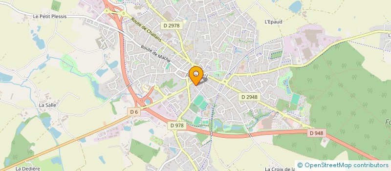 localisation de l'entreprise SECTION DES JEUNES SAPEURS-POMPIERS DE SAINT ETIENNE DU BOIS AIZENAY LE POIRE SUR VIE  AIZENAY