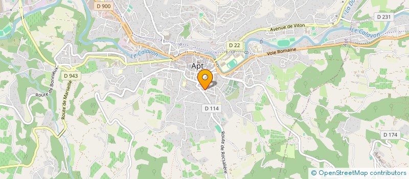 localisation de l'entreprise SECTION DES JEUNES SAPEURS-POMPIERS DU PAYS D'APT LUBERON  APT