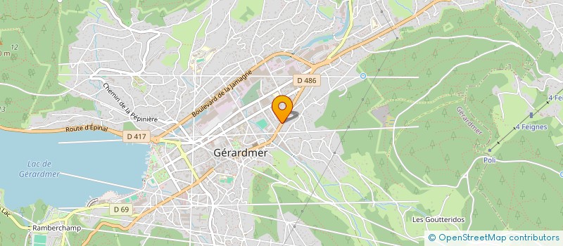 localisation de l'entreprise SECTION DES LOCATAIRES à GERARDMER