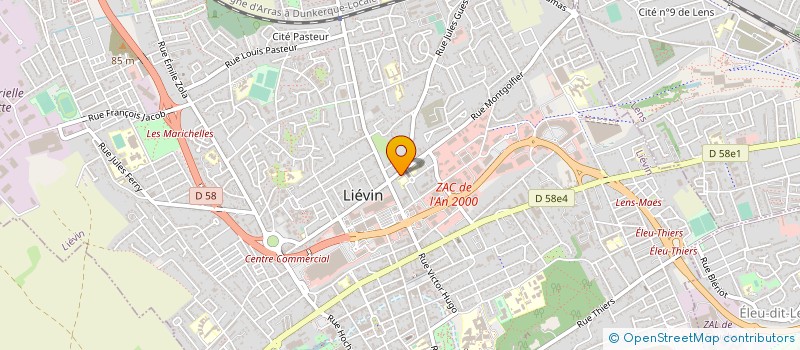 localisation de l'entreprise SECTION DES MEDAILLES DE SAINT AME A LIEVIN à LIEVIN