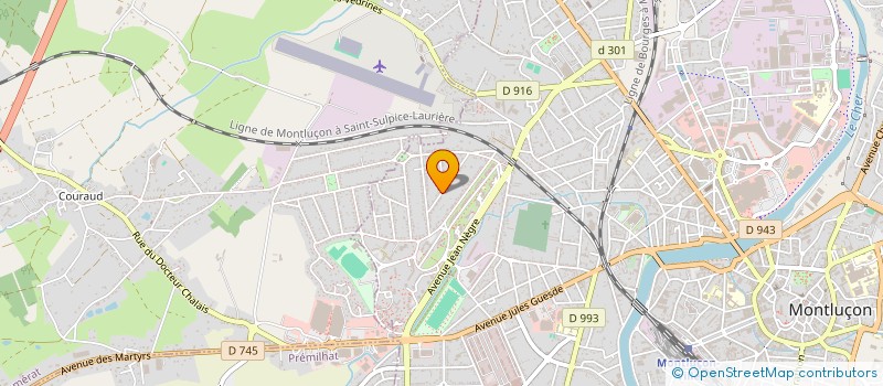 localisation de l'entreprise SECTION DPARTEMENTALE ALLIER MEILLEURS OUVRIERS FRANCE  MONTLUCON