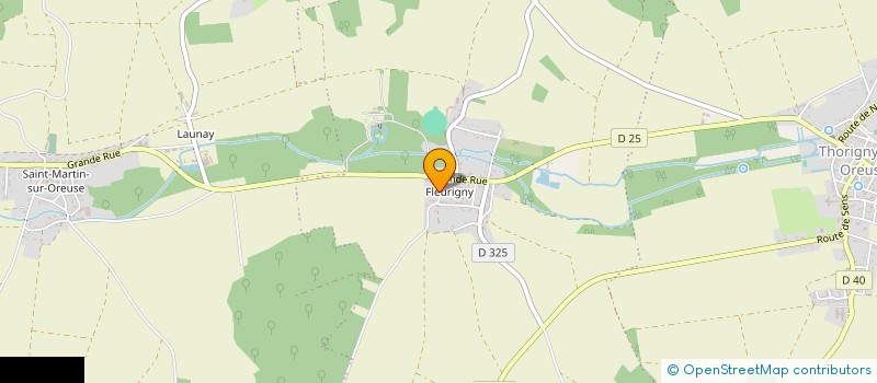 localisation de l'entreprise SECTION DU CENTRE COMMUNAL D'ACTION SOCIALE DE ST MARTIN OREUSE  THORIGNY-SUR-OREUSE