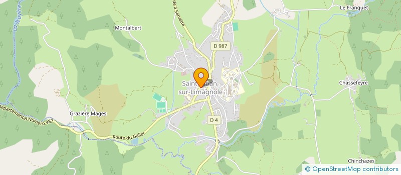 localisation de l'entreprise SECTION DU ROUGET à SAINT-ALBAN-SUR-LIMAGNOLE