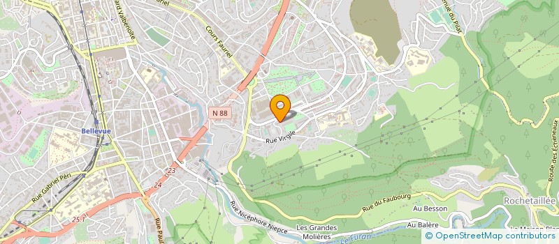 localisation de l'entreprise SECTION FFEPGV METARE  SAINT-ETIENNE